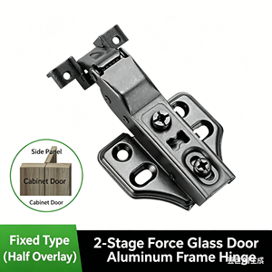 Bisagra Hidráulica Fija Tradicional <span class=keywords><strong>YOUDO</strong></span> de Alta Calidad, Herraje para Muebles de Aleación de Zinc para Puertas de Armarios de Dormitorio, Hogar y Oficina 105 - Product Image 2