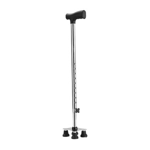 Bastones de Senderismo Telescópicos Ajustables en Altura, de Acero Inoxidable, con Cuatro Patas, Bastones de Trekking, Muletas, Venta al por Mayor y Dropshipping - Product Image 5
