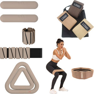 Custom Unisex Rubber Iron Yoga Pilates <b>Kit</b> with Resistance Band <b>Magic</b> Circle Yoga Block Pilates Ring - Product Image 1