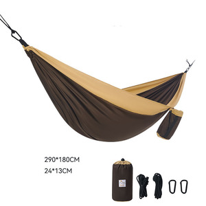 <span class=keywords><strong>Hamaca</strong></span> Columpio para Acampar al Aire Libre, Anti-Vuelco, Portátil, Súper Ligera, Cesta Colgante, <span class=keywords><strong>Hamaca</strong></span> Doble Reforzada para Playa y <span class=keywords><strong>Campo</strong></span> - Product Image 2
