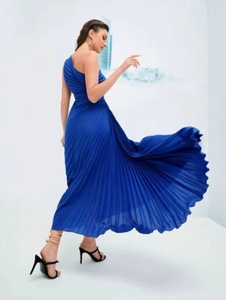 Rc3128 Vêtements pour femmes Offre Spéciale Nouvelle jupe asymétrique plissée à épaules inclinées - Product Image 6