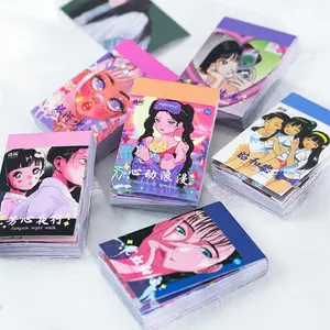 YUXIAN 로맨틱 소녀 스크랩북 스티커 DIY 재료 장식 만화 멋진 애니메이션 일본식 와시 종이 스티커 책