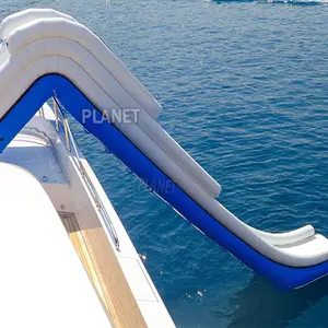 Commercio all'ingrosso prezzo favorevole gonfiabile scivolo per Yacht gonfiabile galleggiante barca d'acqua scivolo per le vendite