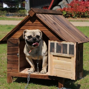 Fabricante personalizado muebles de lujo de madera para interiores y exteriores Cama grande para perros desmontable gato casa para mascotas - Product Image 4