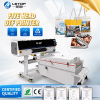Mesin Printer DTF Roll to Roll LETOP Factory 600MM, Plotter Pencetak Film PET Digital untuk Kaos, Mesin Cetak Kaos Dijual