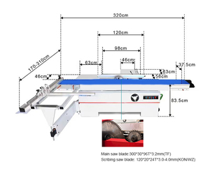 BHM45M <span class=keywords><strong>meilleure</strong></span> <span class=keywords><strong>scie</strong></span> à panneaux <span class=keywords><strong>scie</strong></span> à <span class=keywords><strong>Table</strong></span> coulissante en bois avec levage automatique en option de différentes tailles - Product Image 6