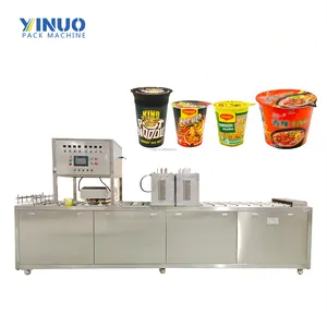 Tốc Độ Cao Đa-Chức Năng Bao Bì Ngay Lập Tức Mì Cup Niêm Phong Máy Niêm Phong Máy Cup