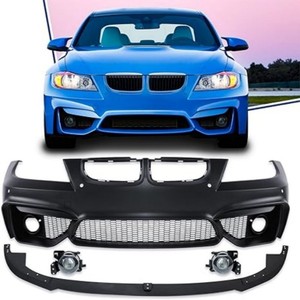 Kit Carrozzeria per <span class=keywords><strong>Serie</strong></span> 3 E90 2005 2006 <span class=keywords><strong>2007</strong></span> Aggiornamento allo Stile MT M-Tech Paraurti Anteriore+Posteriore Assemblato 2005-2008 E9 per Paraurti Anteriore E90 - Product Image 1
