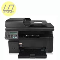 Imprimante multifonctionnelle commerciale tout-en-un Infaste reconditionnée, 18 ppm, 600*600 dpi, HP M1213nf, noir et blanc, format A4