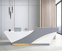 Meilleures ventes - Bureau de réception moderne haut de gamme sur mesure pour salon de beauté - Comptoir d'accueil pour salon