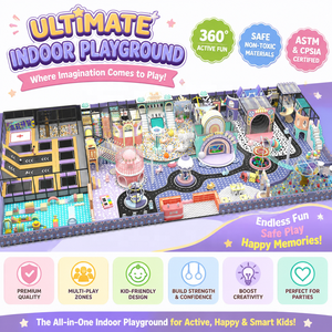 CE EN1176 Certified Multi Level Indoor Playground with Slide for Indoor Playground Startup - Product Image 1