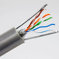 UTP Cat6e pour ascenseur, câble plat de déplacement cat6, câble de vidéosurveillance pour caméra ip