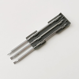 Jeu de tournevis ménagers 10 pièces en acier au chrome-vanadium, kit d'outils de précision magnétique avec embouts allongés - Product Image 3