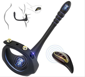 2026 nuovo telecomando in <span class=keywords><strong>Silicone</strong></span> triplo anello vibrante con perline anali vibratore per uomo sesso maschile giocattolo prodotto - Product Image 5