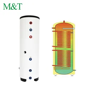 Tanque de caldera de agua caliente fría de 1000l para casa de acero inoxidable 2024 para sistema de división Solar
