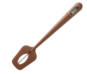 Thermomètre numérique électronique 2 en 1 pour la cuisine, la cuisson des aliments, le chocolat, avec spatule en silicone - Product Image 2