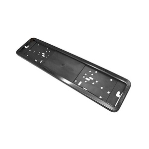 Support de plaque d'immatriculation de voiture VEER personnalisé en fibre de carbone forgée à 100 % avec quatre trous pour BMW/Nissan/Mercedes-Benz/Tesla - Product Image 5