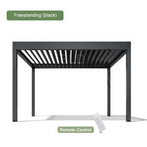 Pérgola de Jardín Personalizada de 4x6m, Terraza Adjunta a la Casa, Solárium, Gazebo Exterior, Cobertizos de Patio de Aluminio en Venta - Product Image 4