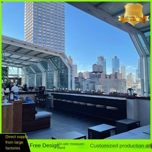 Sala de sol móvil con <span class=keywords><strong>techo</strong></span> de polígono moderno con vidrio de doble acristalamiento para uso en <span class=keywords><strong>terraza</strong></span> exterior, jardín y patio - Product Image 2