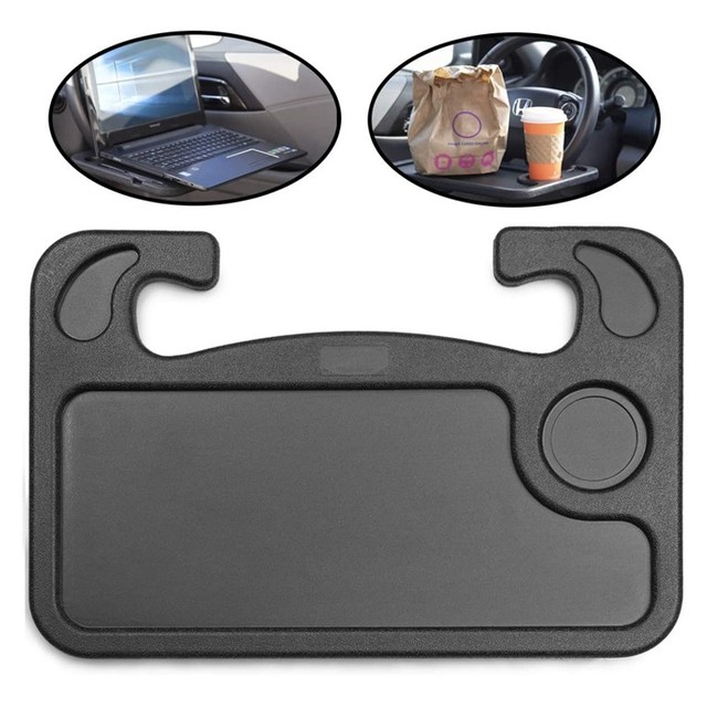 Car Cup Holder Tray Car Laptop Steering Wheel Desk