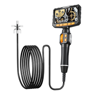 Endoscopie industrielle, écran 4,3 pouces, direction à 360°, objectif 6 mm, caméra HD, étanche, éclairage 6 LED, longue durée, réparation automobile - Product Image 2