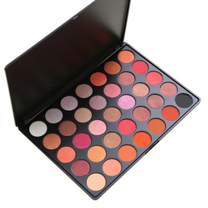 Paleta de Sombras de Ojos de 35 Colores, Vegana, Brillante, Mate, Tonos Tierra, Alta Pigmentación, Larga Duración, Paleta de Sombras de Ojos Personalizada - Product Image 1