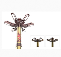 Nouveau Design de capteur de lumière solaire de style chinois, étanche IP65 pour poteau d'éclairage de cour de rue