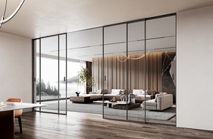 Chất lượng cao tối giản không thấm nước siêu hẹp không khung cửa trượt cho nhà bếp - Product Image 6