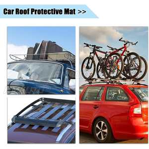 Tapis de toit universel 120x90cm anti-rayures et antidérapant, housse de protection pliable pour toit de voiture et coffre de SUV - Product Image 4