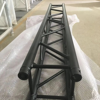 Estructura de Aluminio Negra para Escenarios, Estructura Cuadrada para Conciertos con Luces LED para Eventos al Aire Libre