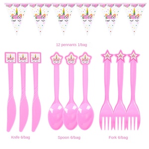 Vajilla desechable con tema <span class=keywords><strong>de</strong></span> <span class=keywords><strong>unicornio</strong></span> rosa, juego <span class=keywords><strong>de</strong></span> fiesta, fiesta <span class=keywords><strong>de</strong></span> cumpleaños para niños, vajilla <span class=keywords><strong>de</strong></span> fiesta <span class=keywords><strong>de</strong></span> <span class=keywords><strong>unicornio</strong></span> <span class=keywords><strong>de</strong></span> dibujos animados, Decoración <span class=keywords><strong>de</strong></span> mesa - Product Image 5