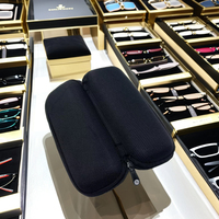 Vente en gros étui à lunettes de soleil portable en EVA avec logo personnalisé boîte à lunettes à fermeture éclair personnalisable emballage de lunettes en cuir à la mode