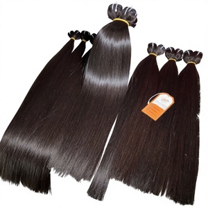 Extensiones de Cabello Humano Remy Vietnamita de Calidad Premium, Lisas y Naturales, en Stock, Precio al por Mayor - Product Image 1