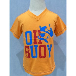 เสื้อยืดแขนสั้นคอวีสำหรับเด็กอายุ 2-8 ปี ผลิตจากผ้าฝ้าย 100% 30 คอม 160-170 กรัม/ตร.ม. (40) - Product Image 1