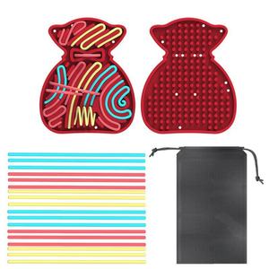 Jouet éducatif sensoriel pour bébé LINK BRAND, planche d'activités pour bébé, jouet en silicone de sécurité pour enfants, jouet de puzzle anti-stress, jouets pour l'autisme - Product Image 6