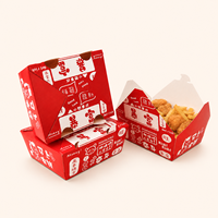 Boîtes d'emballage en carton écologiques personnalisées pour la vente en gros en Chine, pour plats à emporter, sushis, pâtisseries, beignets, gâteaux, biscuits, pain