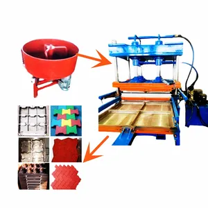 rubber floor tile curing machine from crumb rubber