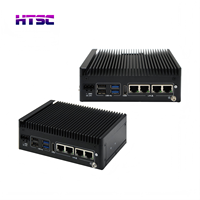 Mini PC GM-101-N95, Sistema de Computación Industrial Integrado sin Ventilador, Doble Ethernet, CPU N95, Puertos Seriales Dobles, Windows 10/11