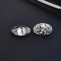Diamants de laboratoire cultivés par HPHT CVD, taille ovale, couleur D, 1ct, 1.5ct, 2.0ct, percés au laser, certifiés IGI, vente en gros