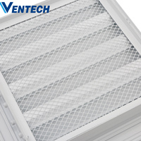 Ventech ODM/OEM climatisation étanche persienne de sortie d'air persienne fixe persienne d'air en aluminium