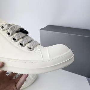 Zapatillas Bajas RO con Cordones, Casuales <span class=keywords><strong>de</strong></span> Primavera, Versátiles, con Suela Gruesa, Forro Transpirable <span class=keywords><strong>de</strong></span> Piel Vacuna, Suela Exterior <span class=keywords><strong>de</strong></span> Goma, <span class=keywords><strong>Para</strong></span> Parejas - Product Image 3