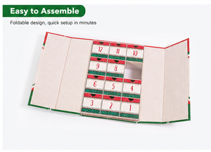 Wholesale Red Double Door <b>Christmas</b> Drawer <b>Box</b> Rigid Cardboard Empty Mystery Blind <b>Box</b> for Holiday Surprise Gift <b>Box</b> - Product Image 4