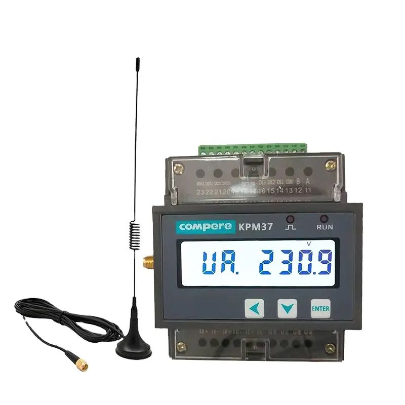 태양 광 인버터 모니터링 Modbus MQTT 독서 DIN 레일 kwh 미터 3 상 디지털 파워 미터