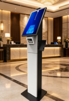Kiosque de paiement tactile sur pied, mini borne de commande et de paiement libre-service pour tickets de parking, restaurants et gestion des files d'attente