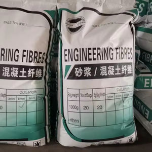 Monofilamento in calcestruzzo 3-12mm in fibra PP dalla fabbrica per calcestruzzo, mastice da parete - Product Image 1