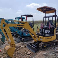Prêt à expédier 1,8 tonne mini-pelle d'occasion komatsu PC18MR PC18 seconde main petite taille pelles sur chenilles PC18MR à bas prix