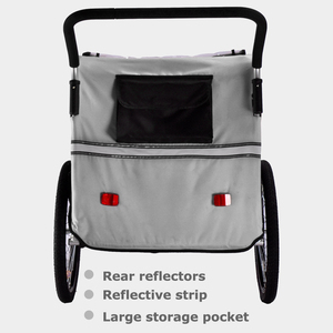 Remolques <span class=keywords><strong>de</strong></span> bicicleta para dos niños - Product Image 4