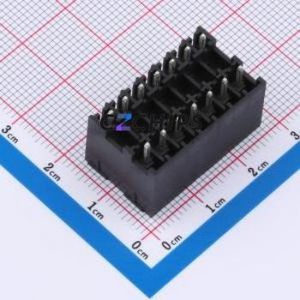 DB2EVHB-3.5-2*7P-BK Plug-in Terminal Block Through hole,P=3.5mm Connector Board-to-Board / Socket - Closed 2x7P 3.5mm Black - Product Image 2