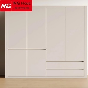 Armoire blanche unie, armoire blanche brillante, armoire blanche mate - Product Image 1