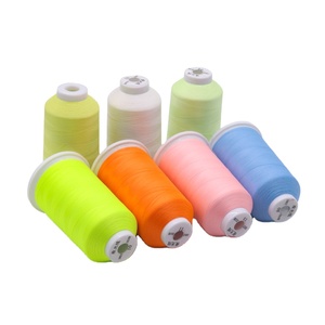 100% светящиеся нити для вышивки из полиэстера светятся в темноте - Product Image 2